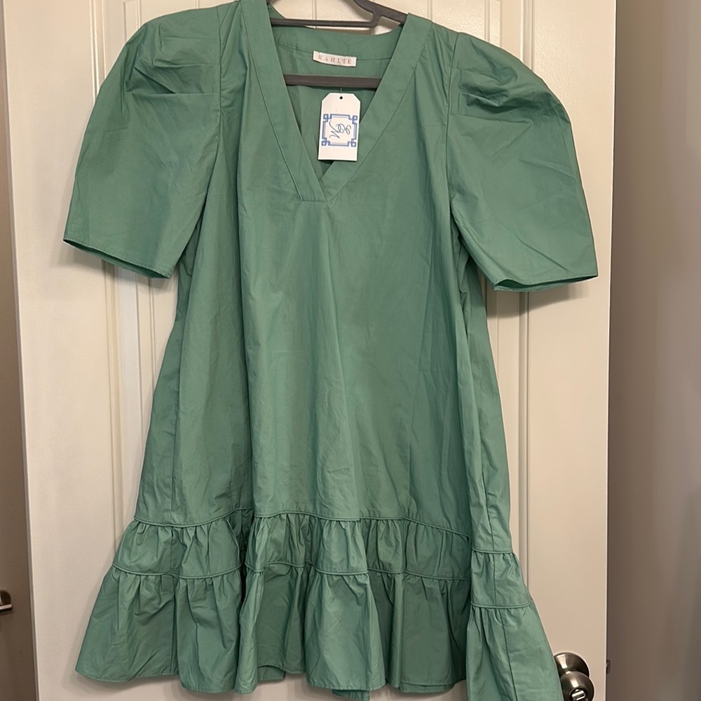 NWT Karlie Poplin Dress